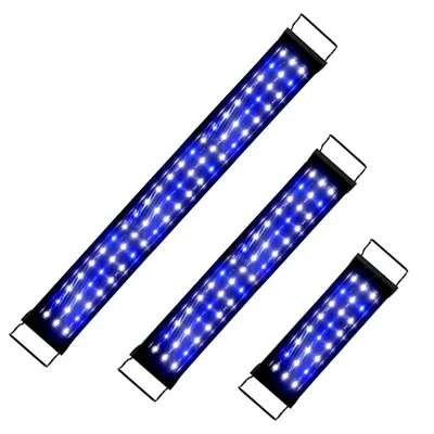 Luz de acuario de espectro completo adecuada para tanques de 15 a 20 pulgadas